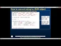 Convert JSON object to string