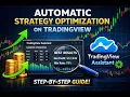 Automatic Strategy Parameter Optimization on TradingView Strategy