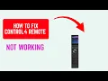 How to Fix Control4 Remote Not Working - Full Troubleshooting for Control4 Remote Issues