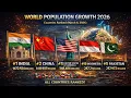 World Population Growth 2026 Countries Ranked March 8 2026