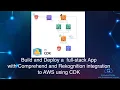 Build and deploy a full stack App with AI Services integration to AWS using CDK