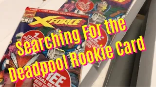 Searching For The Deadpool Rookie X-Force Comic Card in My Storage Unit Plus Venom Comics