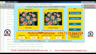 Image Compression Using Huffman Coding Huffman Image Compression Using Matlab Project Code