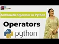Arithmetic Operators in Python Operators in Python Python from Basic to Advance L-3 Nitas