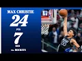 Max Christie 24 PTS 7 REB vs Houston Rockets January 3 2026