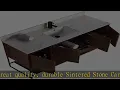 Fine Fixtures - 60 Inch Bathroom Vanity and Sink Knob Free Design