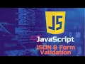 Javascript JSON Form Validation learn javascript javascript for beginners Sinhala