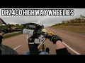 DRZ400 Highway Wheelies and top speed
