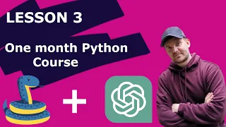Python ChatGPT Course Lesson 3 Functions and modules