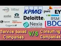 Top 10 Differences Between the Service Based Companies and the Consulting Companies 2026