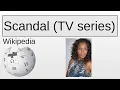 Scandal TV series Wikipedia