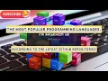 The most popular programming languages According to the Latest GitHub Repositories