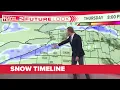 Everyone has a chance for some snow showers LAKE EFFECT SNOW TIMELINE MAPS