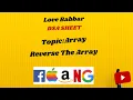 Reverse The Array Love Babbar DSA Sheet GFG Leetcode