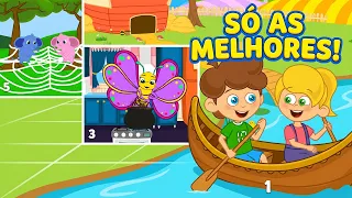 AS 5 MELHORES MUSICAS DO CANAL | Desenho Animado com @OsAmiguinhosTV