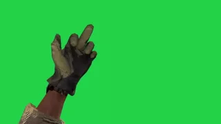 Middle Finger Animation green screen