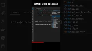 Converting string into datetime in Python Source code available