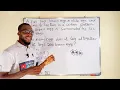 Word Problem Related to Arithmetic Progression