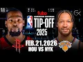 ROCKETS VS KNICKS LIVE NBA Game Play-By-Play Reaction Scoreboard