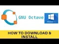 How to Download and install GNU Octave