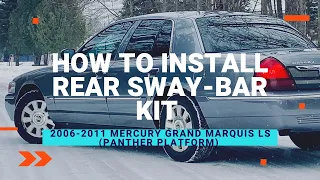Download Mercury Grand Marquis  Ford Crown Victoria How To Install Rear Sway Bar Kit Panther Platform 92-2011 MP3