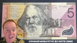 COMMEMORATIVE 5 NOTE 2001 - CENTENARY OF FEDERATION