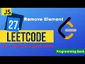 27 Remove Element Leetcode solution Hindi English