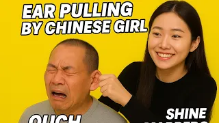 chinese ear pulling fun who can survive this much ear pulling challenge 1k likes for next video