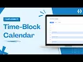 Build a Time Block Calendar with HTML CSS JavaScript Live Coding Project for Beginners 2025