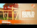 How to Build a Wire Fence The Home Depot with thisoldhouse