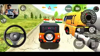 Modified Mahindra Thar😈Games:Indian Red Thar (Gadi Wala Games) Car Game Android Game - #2025
