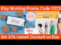 Working Etsy Promo Code 2023 New Etsy Discount Code Get 35 Off Etsy Coupon Code Etsy Codes