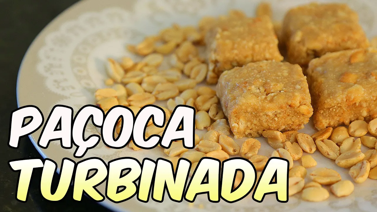 RÁPIDA E DELICIOSA: RECEITA DE PAÇOCA TURBINADA