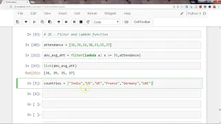 Python 3 Programming Tutorial Filtering data in python with lambda function