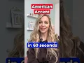 Download Lagu 🇺🇸 AMERICAN ACCENT in 60 Seconds #pronunciation #learnenglish