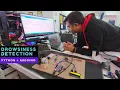 Drowsiness Detection using Python Arduino Anti Sleep System Driver Safety Project