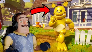 neighbor plays hello neighbor fast fredbear mod