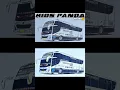Menggambar Bus KIDS PANDA JETBUS 5 #menggambar #busbasuri #kidspanda #shorts