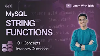 14 MySQL String Functions Masterclass CONCAT SUBSTRING TRIM REPLACE More Full Guide