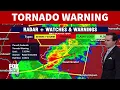 Tornado warning in Carroll Frederick County