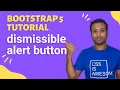 Bootstrap5 Bangla Tutorial 8 dismissible alert button