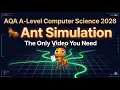 Complete AQA A-Level 2026 Ant Simulation Guide The only you need to get A