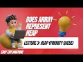 L3 Does array represent Heap Check if an array represents a min-heap or not