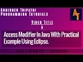 Access Modifier In Java Part-39 Java Tutorials