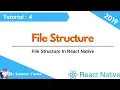 React Native Tutorial 4 File Structure