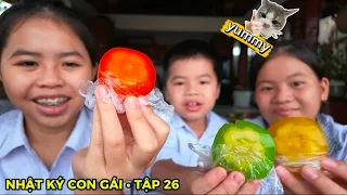 Nhật Ký Con Gái • Tập 26 • Ăn Bánh Phu Thê Và Đi Tựu Trường🏫 Cùng Lộc TiVi🥰