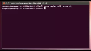 Perl Add and Remove Hashes Example