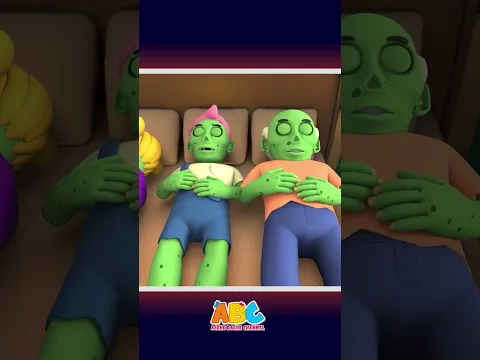 7 Zombies in the Bed  #shorts #nurseryrhymes #kids