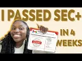 Your guide to passing CompTIA Sec in 4 weeks