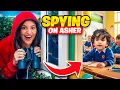 Download Lagu Spying on baby in his SCHOOL 😲 *Shocking*